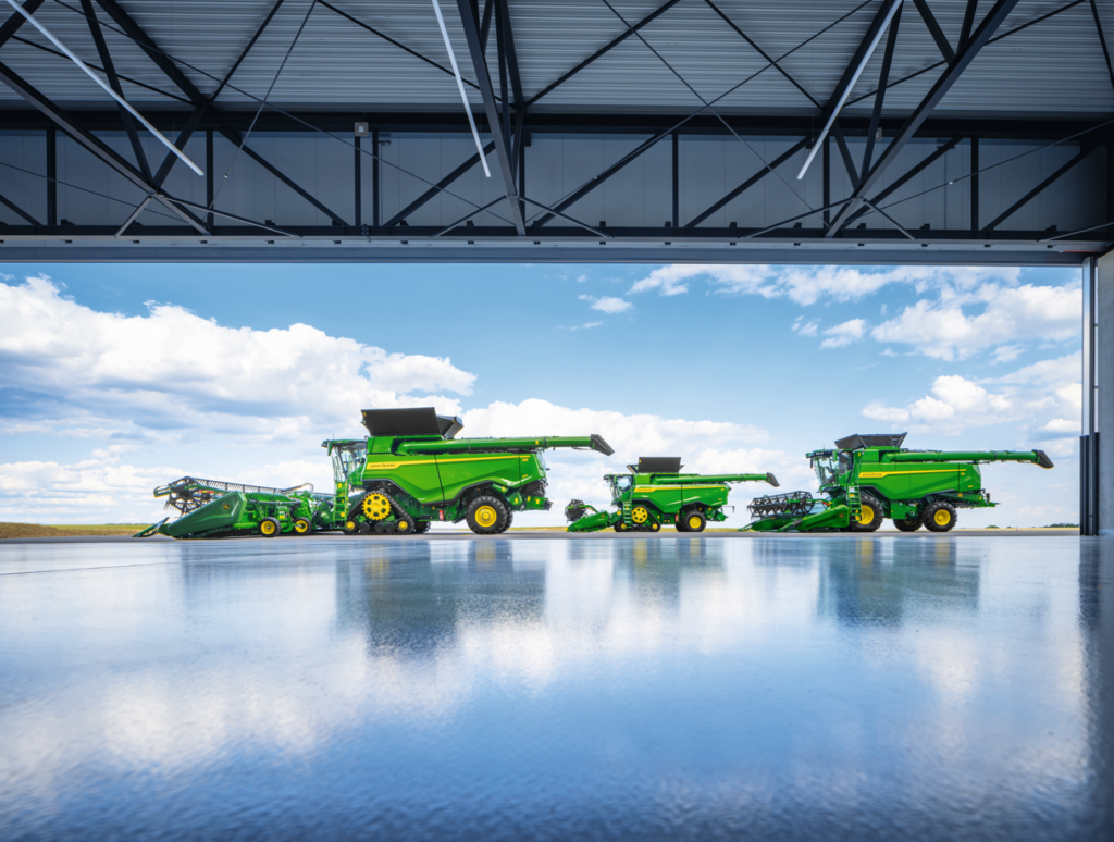 John Deere combines 2027