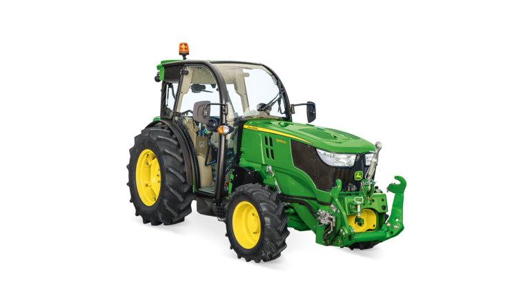 Traktor z velikimi kolesi 5075GL – pogled od spredaj desno
