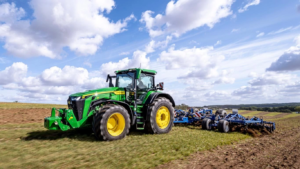 Traktor 8R 410 in kultivator
