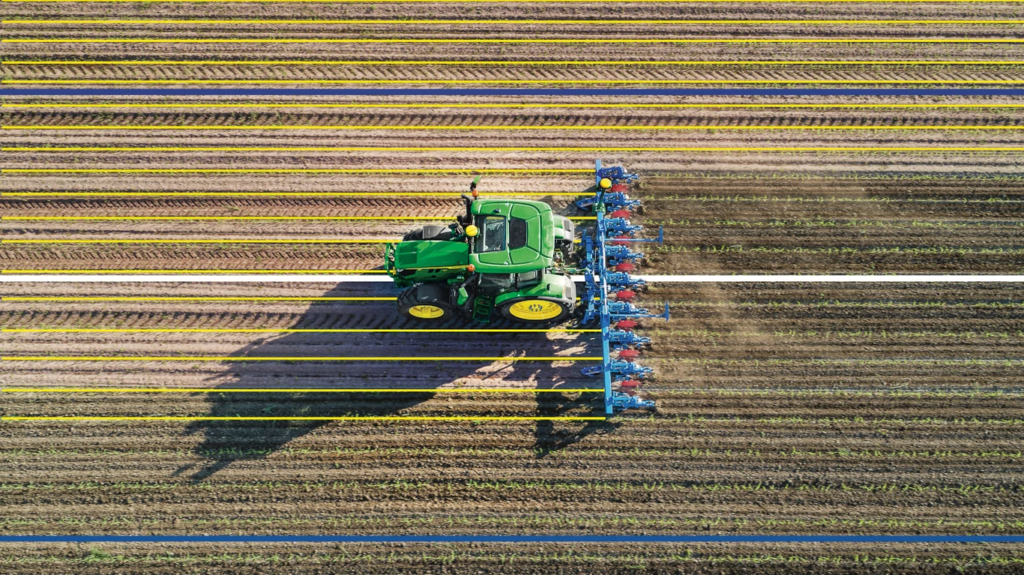 V traktor integrirano aktivno vodenje priključka Active Implement Guidance™